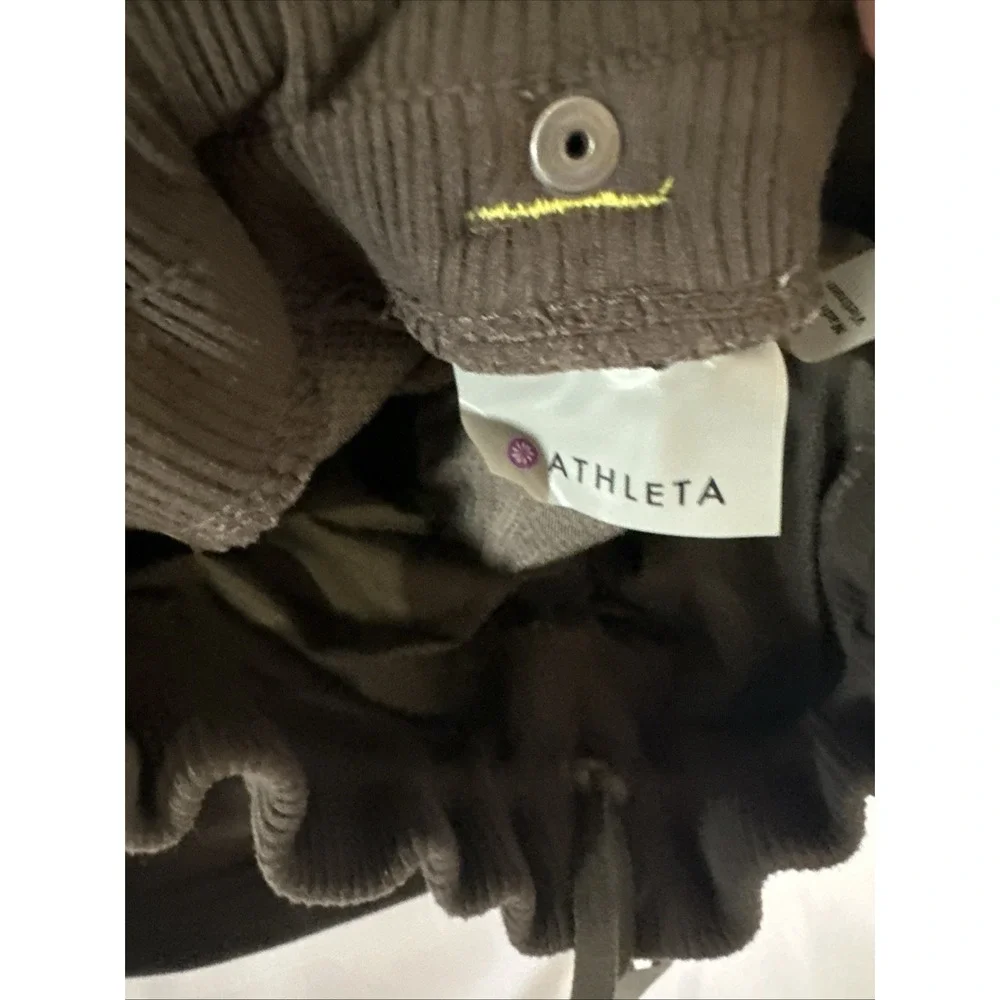 Athleta‎ Green Cotton Skort Skirt Pockets Small S Tennis Golf Pickleball